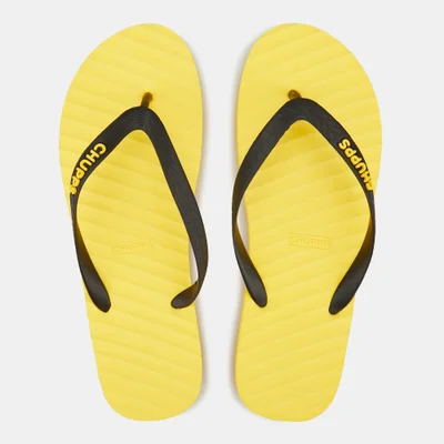 CHUPPS Men's Banana Leaf Flip Flops