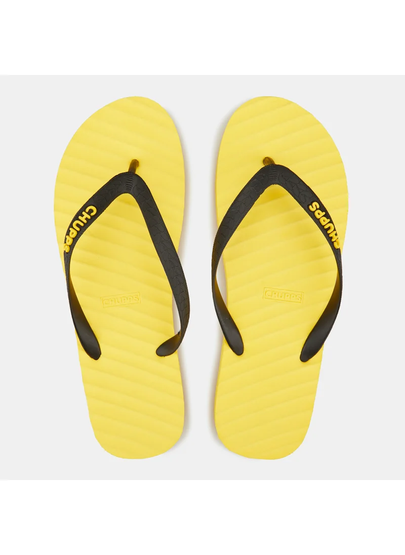 CHUPPS Men's Banana Leaf Flip Flops
