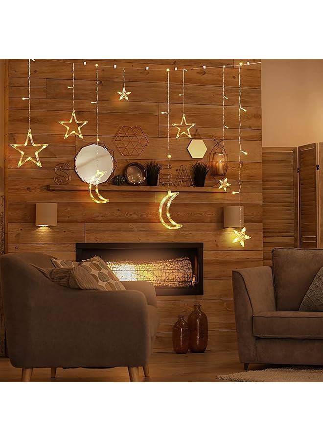 erorex Ramadan Lights Led String Light Eid Moon Star Lantern Lights Eid Fairy String Lights Battery Operated For Ramadan Bedroom Garden Outdoor Home Ramadan Decorations Wedding Valentine'S Day - Image 4