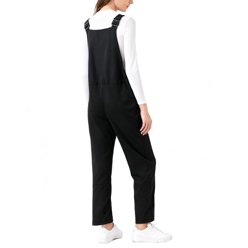 Tearom Women's New Thermal Ski Bib Overalls - Snow Suits for Women with Lightweight Warmth for Skiing, Sledding & Cold Weather Outdoor Activitiesï¼ˆS, Blackï¼‰ - Image 2