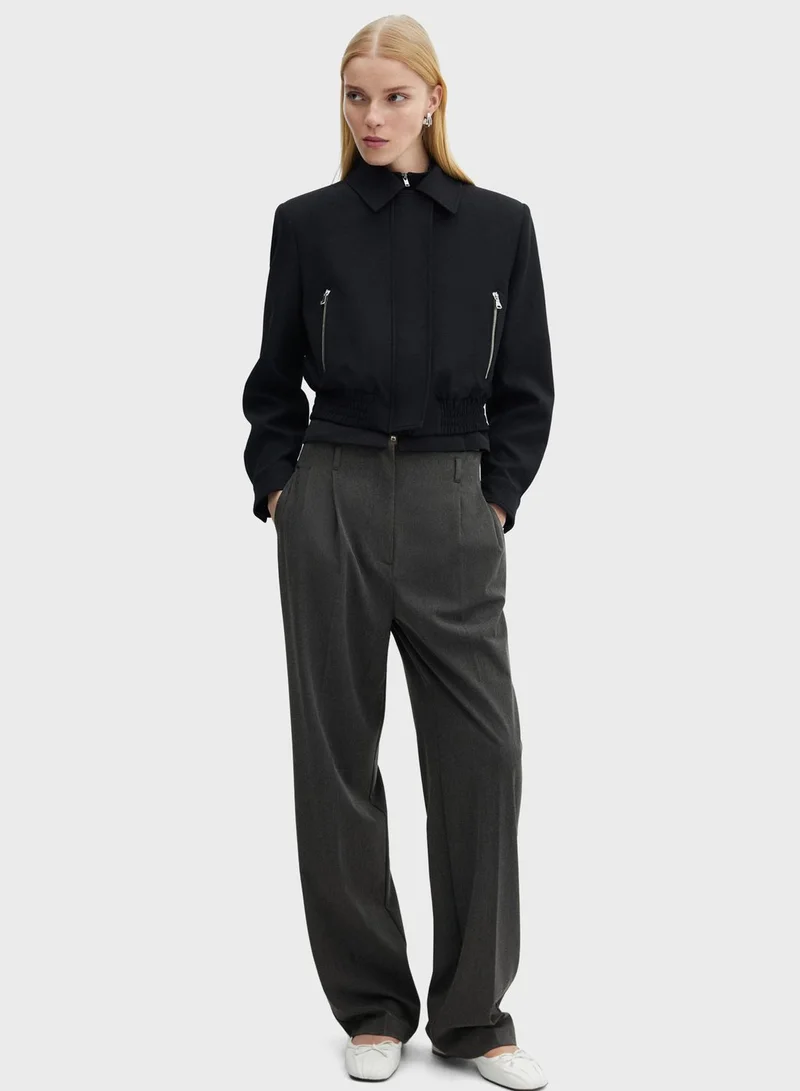 MANGO High Waist Pants