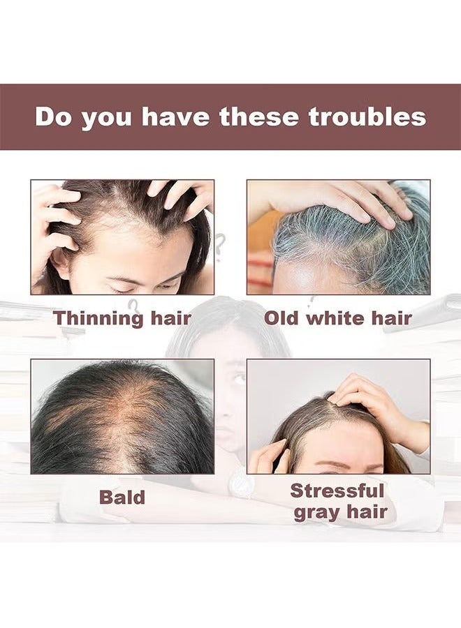 EELHOE Polygonum Multiflorum Shampoo Soap - 100g Black and Thick Hair Polygonum Soap Bar, He Shou Wu Shampoo Soap, Natural Polygonum Hair Soap, Promotes Hair Growth and Prevents Hair Loss - Image 4