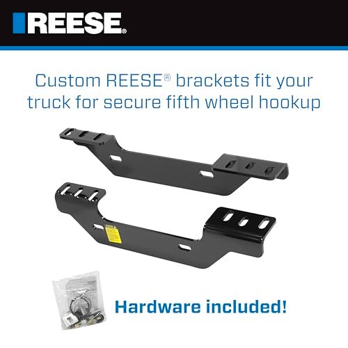 Draw-Tite Reese Fifth Wheel Hitch Mounting System Custom Bracket, Compatible with Select Chevrolet Silverado : GMC Sierra, Black - Image 3