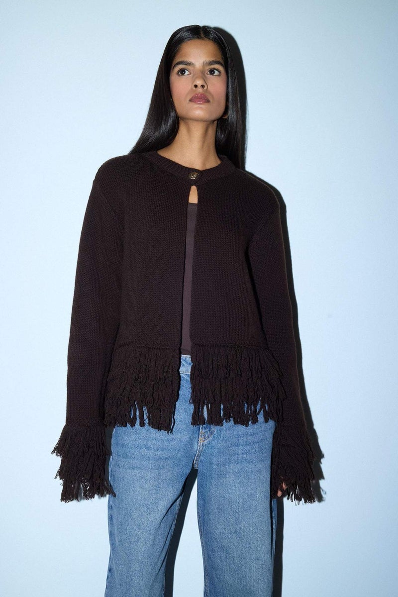 DeFacto Regular Fit Crew Neck Knitwear Cardigan - Image 2