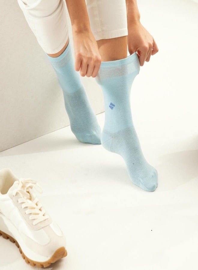 بوني سيلفر جوارب رياضية بالفضية بدون رائحة  للاستخدام اليومي  Active Crew Socks - Image 4