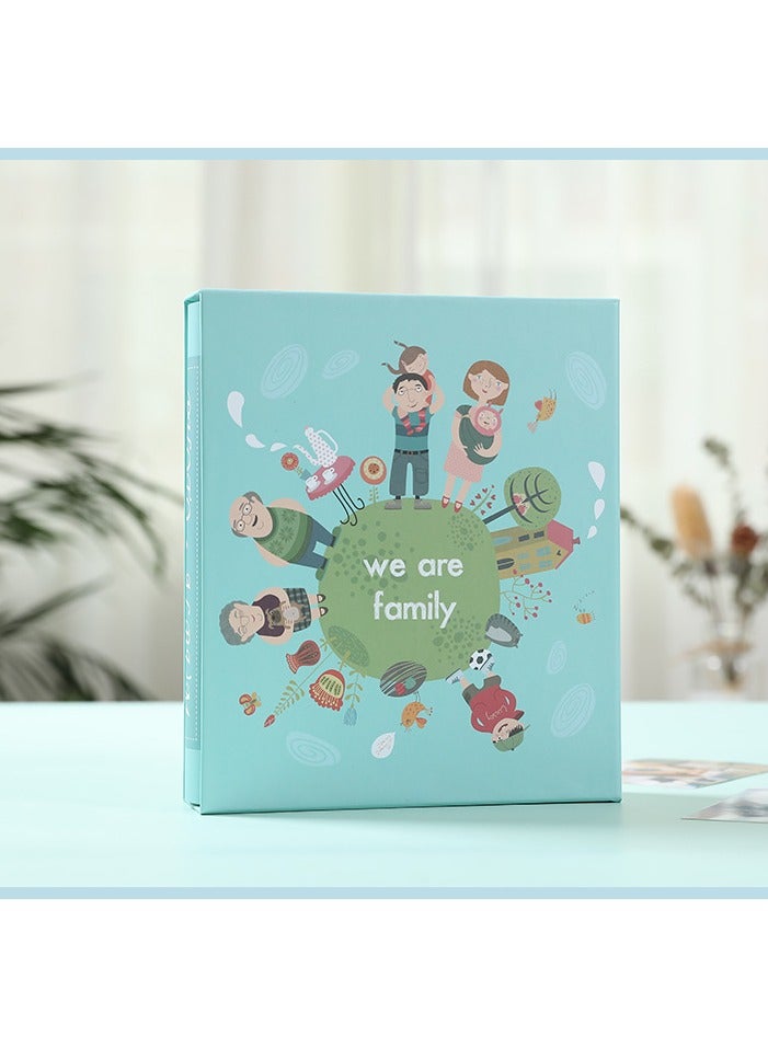 Bukela 200 Pockets Stamping Photo Album for 6 Inches Photos Portable Photo Album for Family Wedding Boys Girls