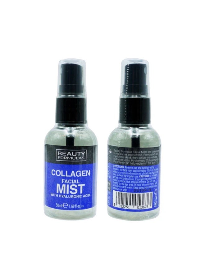 BEAUTY FORMULAS Collagen Facial Mist with Hyaluronic Acid 50ml - Image 2