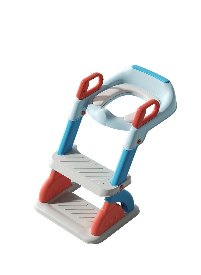 MIXDE Kids Potty Training Seat With Sturdy Triangular Structure, Enlarged Anti Slip Pedal And Adjustable Height 