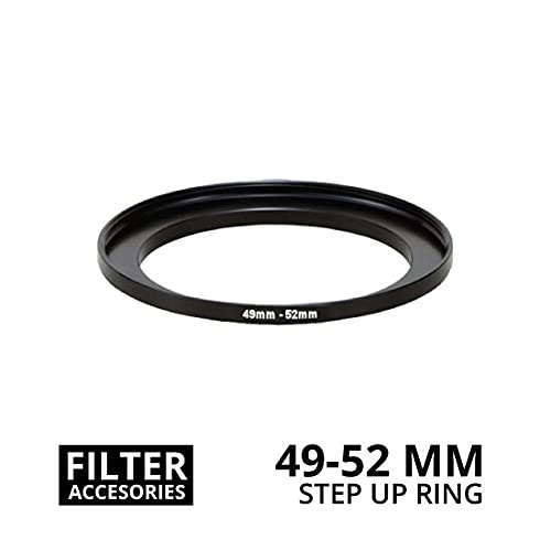 FotoCart Lens Step Up Filter Ring Stepping Adapter Metal (49-52mm) - Image 2