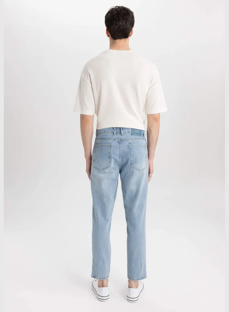 DeFacto Slim Crop Fit Narrow Fit Normal Waist Narrow Leg Jeans