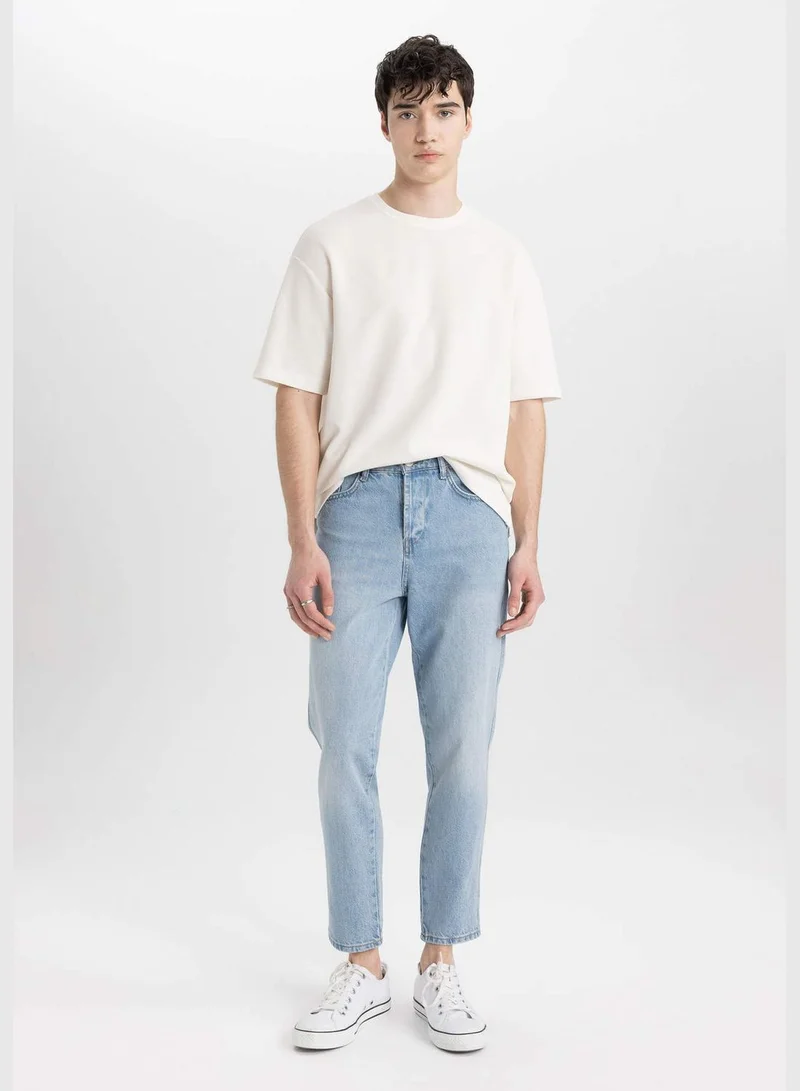 DeFacto Slim Crop Fit Narrow Fit Normal Waist Narrow Leg Jeans