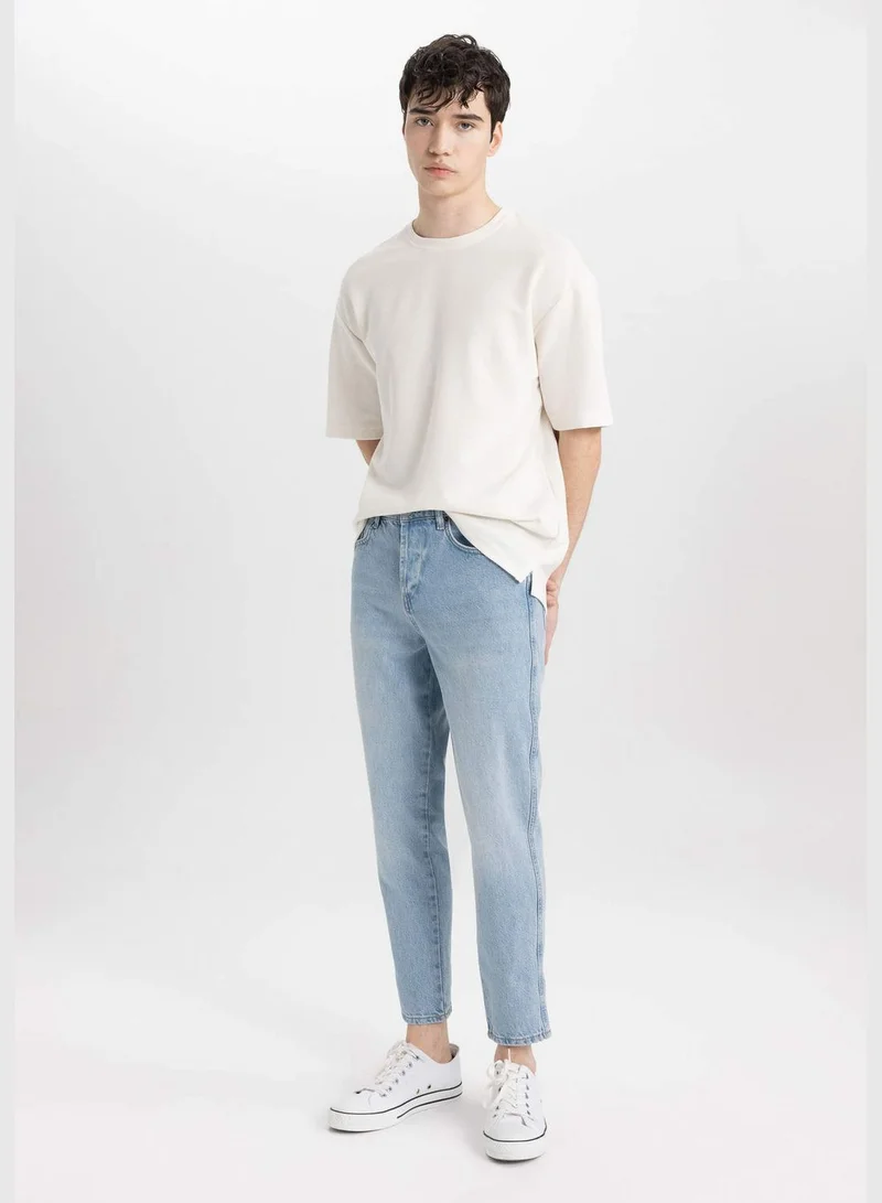 DeFacto Slim Crop Fit Narrow Fit Normal Waist Narrow Leg Jeans