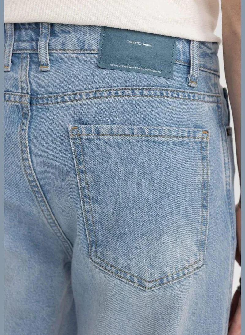 DeFacto Slim Crop Fit Narrow Fit Normal Waist Narrow Leg Jeans