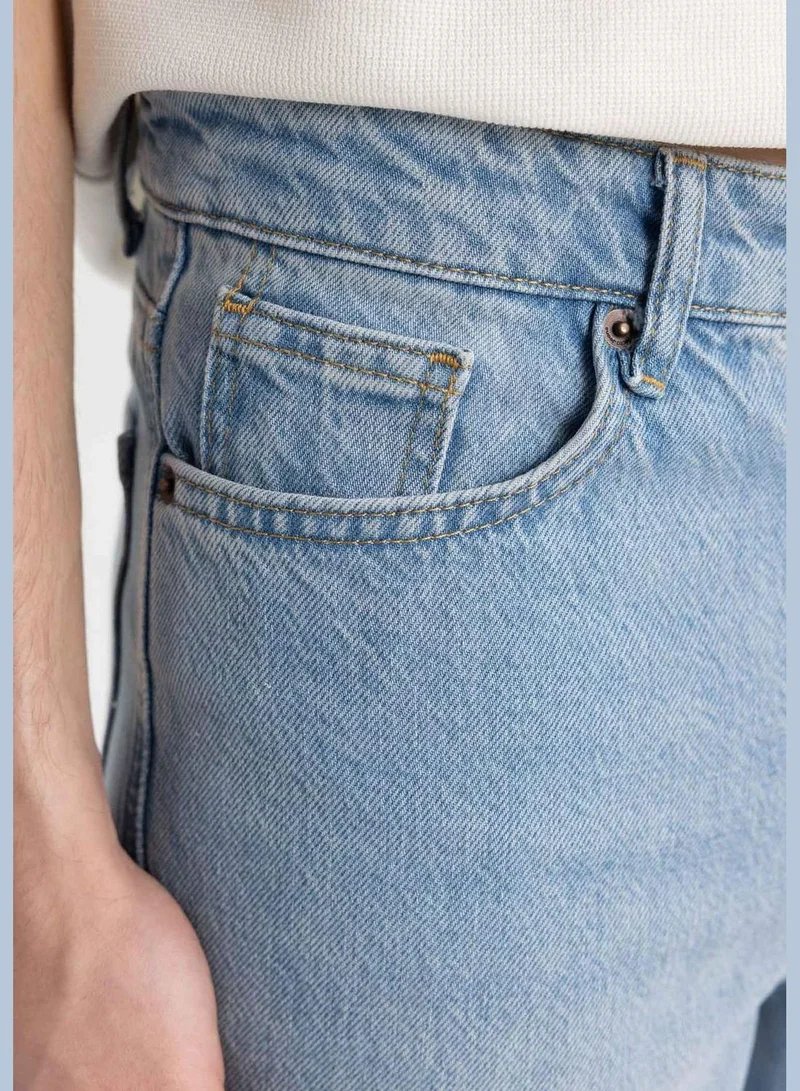 DeFacto Slim Crop Fit Narrow Fit Normal Waist Narrow Leg Jeans