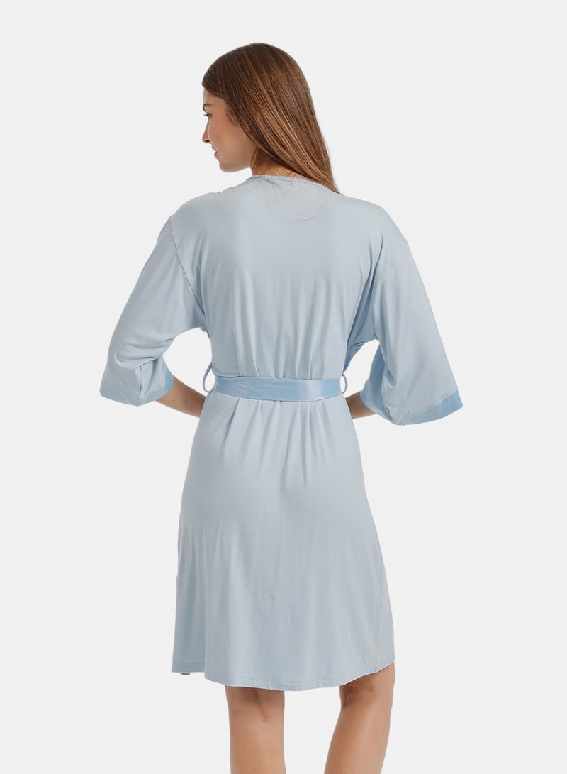 Carina Satin-Trim Robe - Image 4