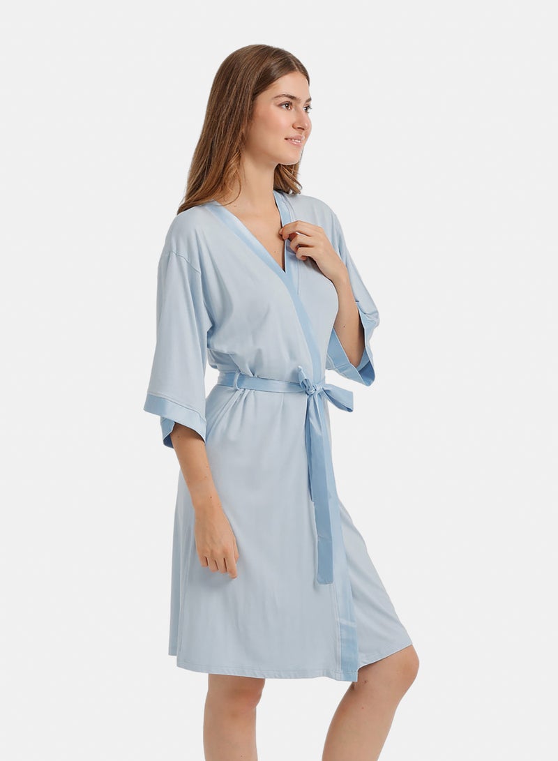 Carina Satin-Trim Robe - Image 2