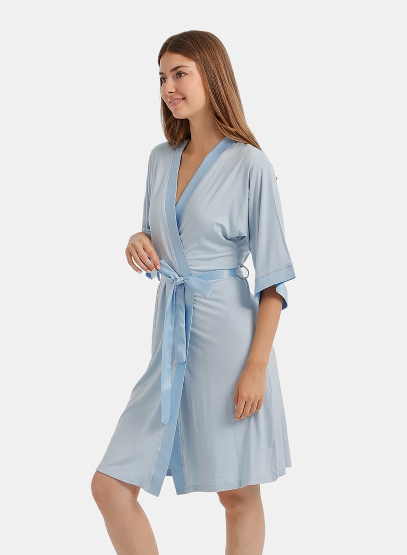 Carina Satin-Trim Robe - Image 3