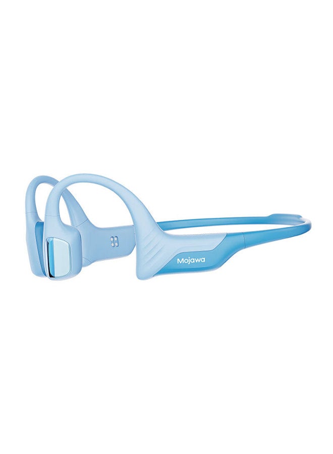 Mojawa Purra Swim Bone Conduction Wireless Bluetooth Earphones Open-ear Sports Swimming Running Cycling Headphones Waterproof Long Battery Life Ocean Blue