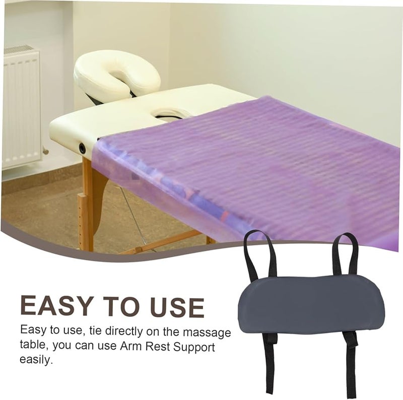 سرير تدليك إسفنج PU المحمول مع مساند الذراعين للعلاج التجميلي وغسل الشعر - Image 4
