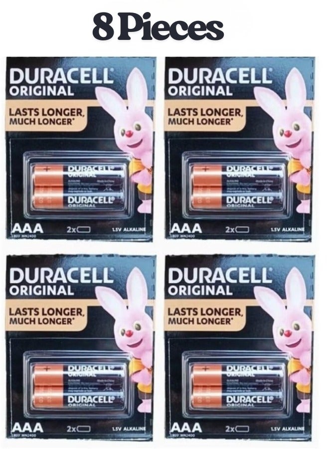 Duracell 8 Pcs Duracell Original Power Type (AAA) Alkaline Battery (8Pcs) - Image 1