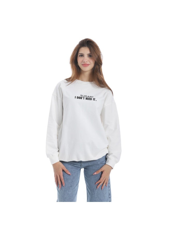Cocktail 8721-sweatshirt-white - Image 1