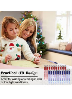 Excefore LED Light up Pen, 20 Pcs Lighted Tip Pen for Night Writing in the Dark Adults Kids Students Home School Office Desk Supplies  - Image 2