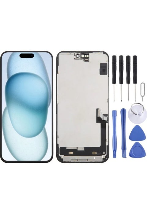 for iPhone 15 Plus Display Screen Replacement, 6.7 Inch LCD Screen for iPhone 15 Plus Display Digitizer Repair Kits