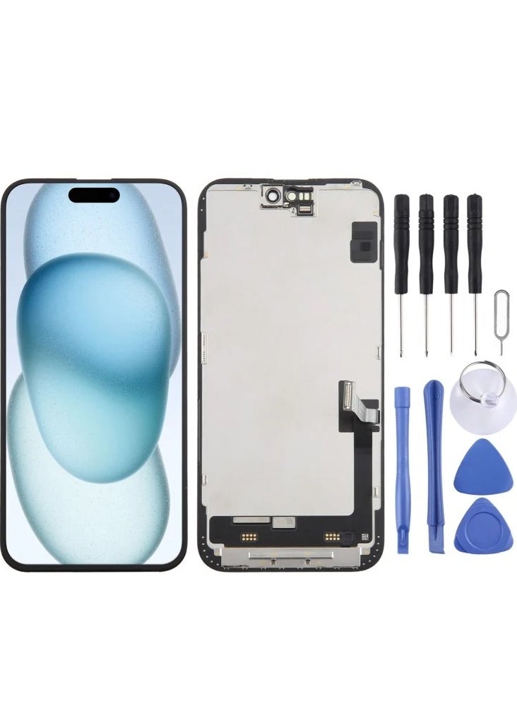 zy - for iPhone 15 Plus Display Screen Replacement, 6.7 Inch LCD Screen for iPhone 15 Plus Display Digitizer Repair Kits - Image 1