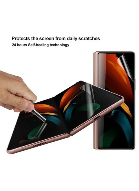 360 Clear Screen Protector Glass For Samsung Galaxy Z Fold5 3in1