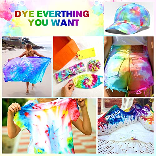 HTVRONT Tie Dye Kit 26 Colors PreFilled Bottles Tye Dye Kit Permanent NonToxic Tie Dye Kits for Adults and Kids Tie Die Kit for Group Handmade Creative ActivityJust Add Water - Image 3