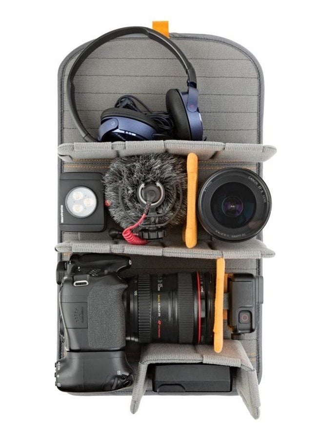 Freeline Camera Backpack 350 AW, Black. Versatile Daypack Designed for Travel, Photographers and videographers. for DSLR, Mirrorless, Laptops, Bridge, CSC, Lenses and Travel Gear.