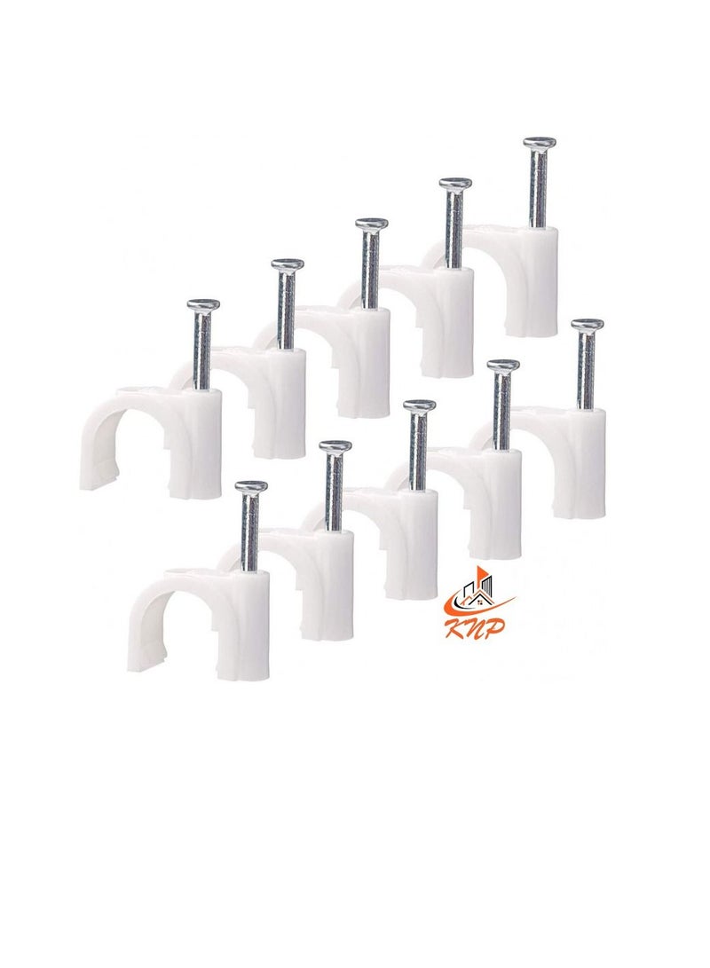 KNP Plastic Cable Wire Clip 10mm - 100pcs - Image 3