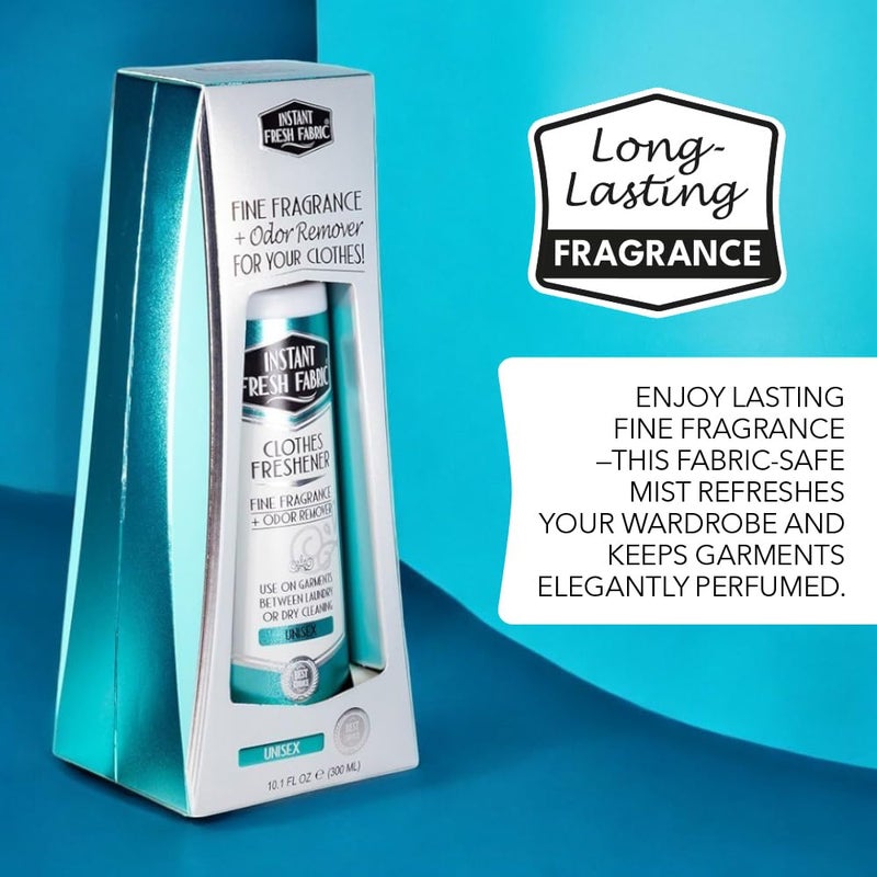 Premium CLOTHES FRESHENER Unisex Fabric Spray Keeps Clothes Fresh, Odor Remover Fabric Refresher Spray Extends Garment Life, Linen Spray for Bedding Eco-Friendly, 6.76 oz - INSTANT FRESH FABRIC - Image 5