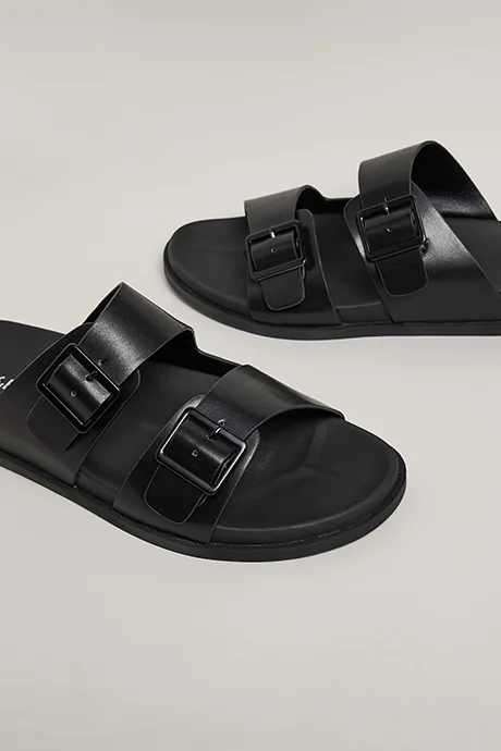 R&B Double Strap Comfort Sandals