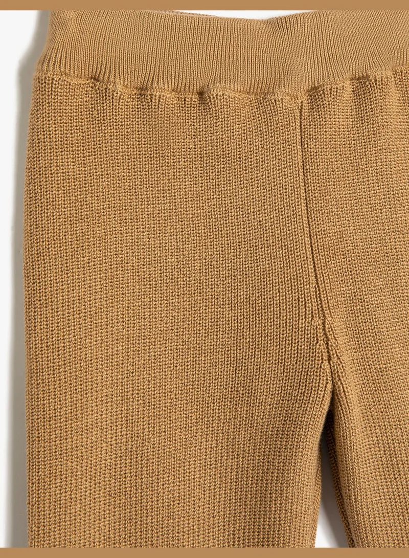 KOTON Knit Sweatpants Normal Waistband