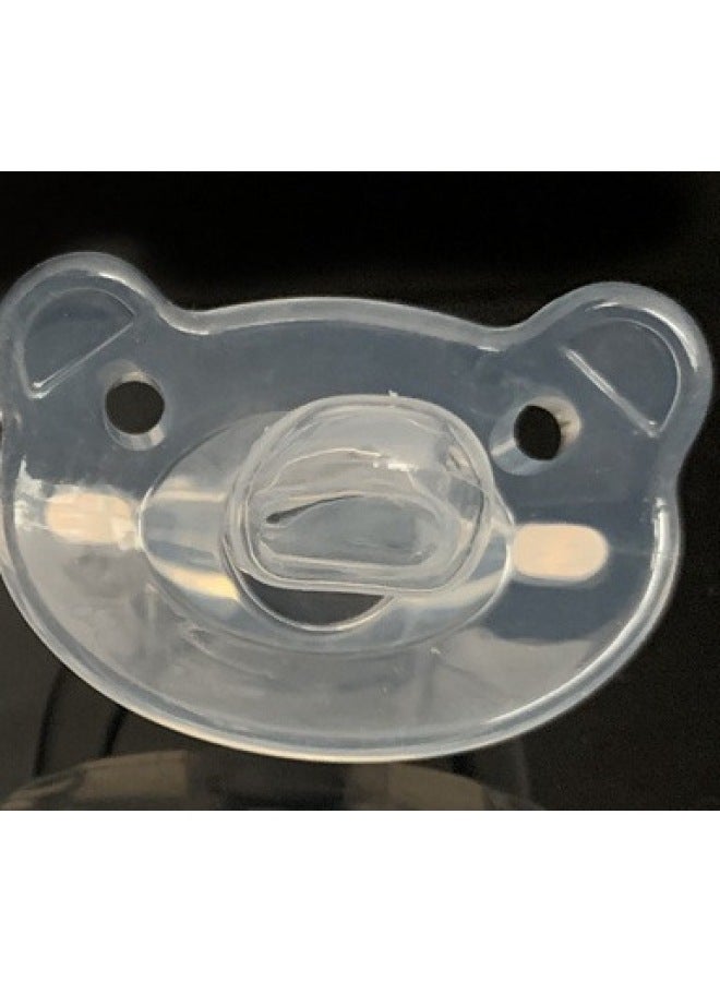 Liquid Super Soft Bear Pacifier Anti-flatulence Silicone Baby Sleeping Type Baby Play Mouth Pinduoduo