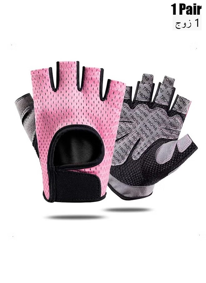 HY - Weight Lifting Gloves Full Palm Protection, Workout Gloves Full Palm Protection Lifting Gloves Exercise Gloves for Gym, Cycling, Exercise, Breathable, Super Lightweight for Women - Image 1