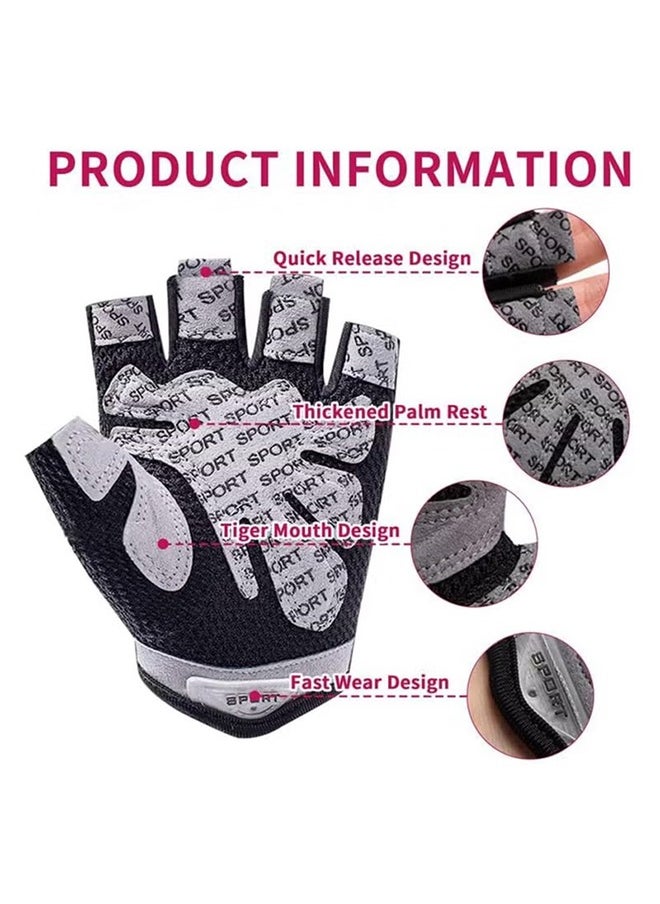 HY - Weight Lifting Gloves Full Palm Protection, Workout Gloves Full Palm Protection Lifting Gloves Exercise Gloves for Gym, Cycling, Exercise, Breathable, Super Lightweight for Women - Image 1