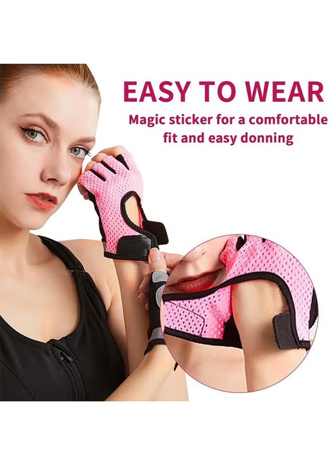 HY - Weight Lifting Gloves Full Palm Protection, Workout Gloves Full Palm Protection Lifting Gloves Exercise Gloves for Gym, Cycling, Exercise, Breathable, Super Lightweight for Women - Image 1