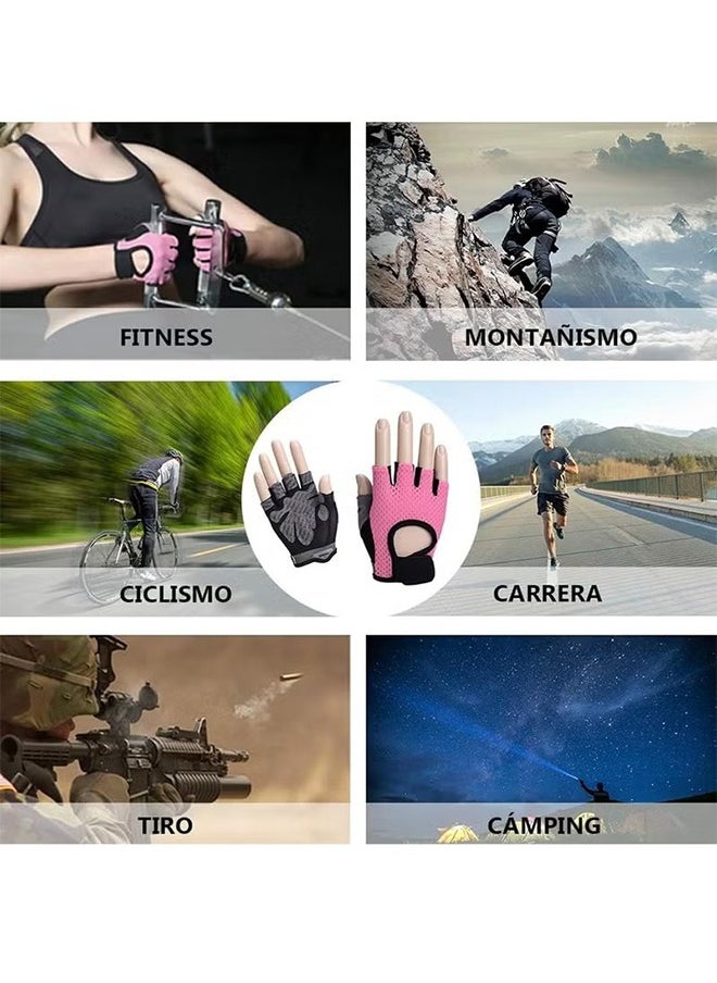 HY - Weight Lifting Gloves Full Palm Protection, Workout Gloves Full Palm Protection Lifting Gloves Exercise Gloves for Gym, Cycling, Exercise, Breathable, Super Lightweight for Women - Image 1