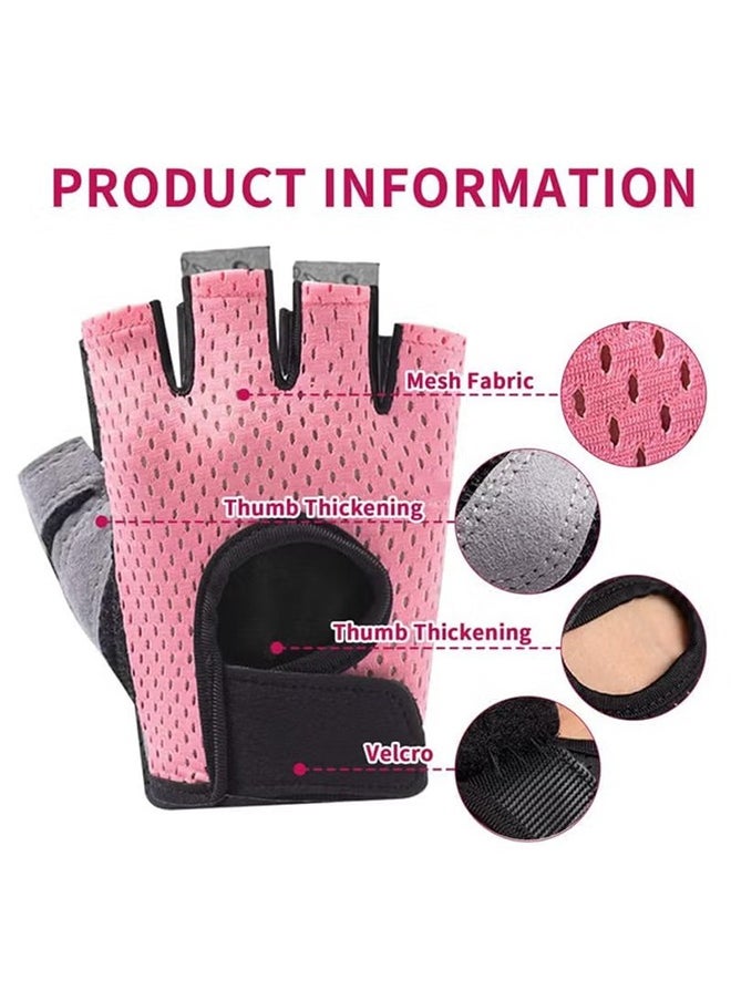 HY - Weight Lifting Gloves Full Palm Protection, Workout Gloves Full Palm Protection Lifting Gloves Exercise Gloves for Gym, Cycling, Exercise, Breathable, Super Lightweight for Women - Image 1