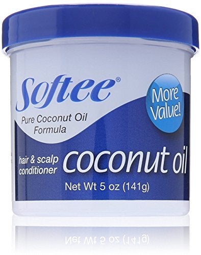 Softee Coconut Oil Hair & Scalp Conditioner - 5oz - Image 3