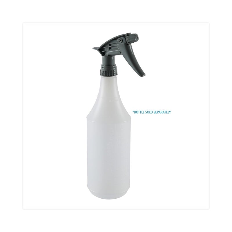 Boardwalk 511301 320CR 725 in Tube ChemicalResistant Trigger Sprayer for 16 oz Bottles  Gray 24Carton - Image 3