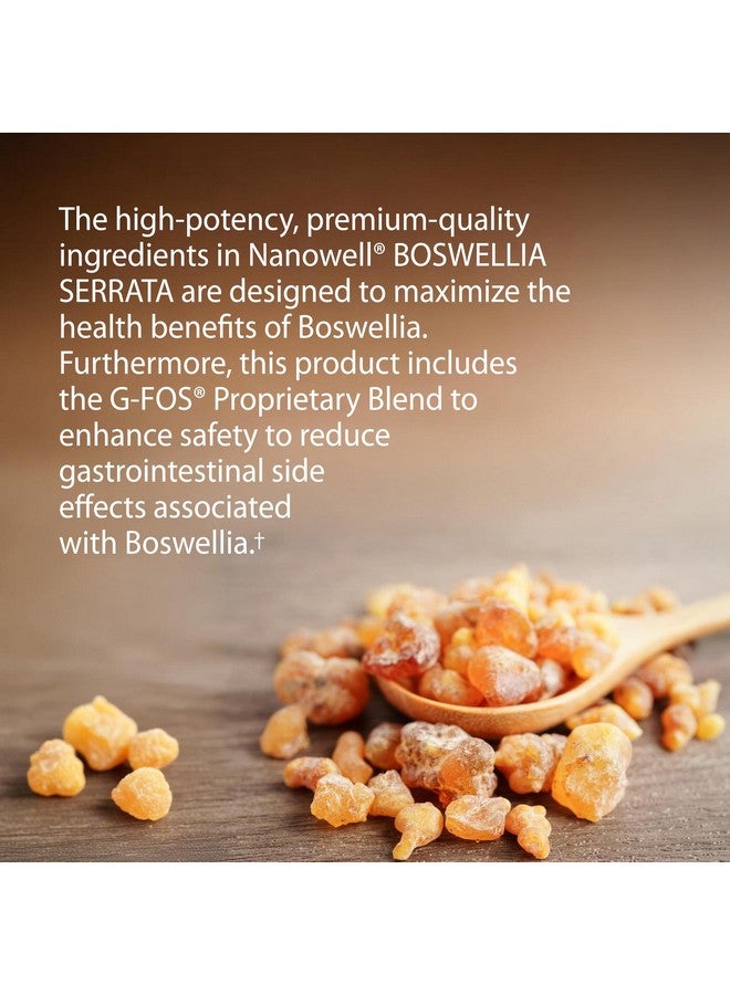 NANOWELL نانويل بوسويليا سيراتا مع جي-فوس - 98% حمض بوسويليك - يدعم صحة المفاصل والحركة - 180 كبسولة نباتية، إمداد لمدة 180 يومًا - Image 5