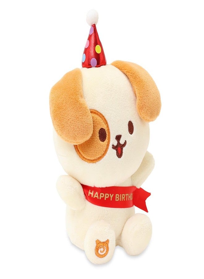 Anirollz Happy Birthday Puppiroll Plush - Soft & Cuddly Stuffed Dog, Cute Collectible Gift for Plush Lovers, 6” Small & Huggable - Image 3