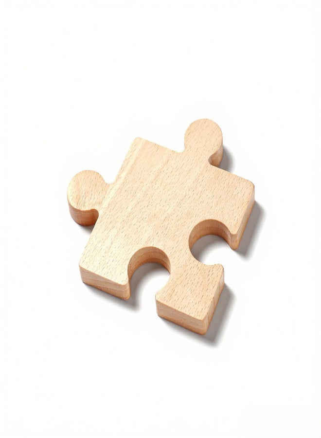ISE MOUNT Outdoor Camping Wooden Coaster Beech Walnut Heat Insulation Cup Mat Jigsaw Shape Cup Pad Wood Tea Cup Holder - Image 1