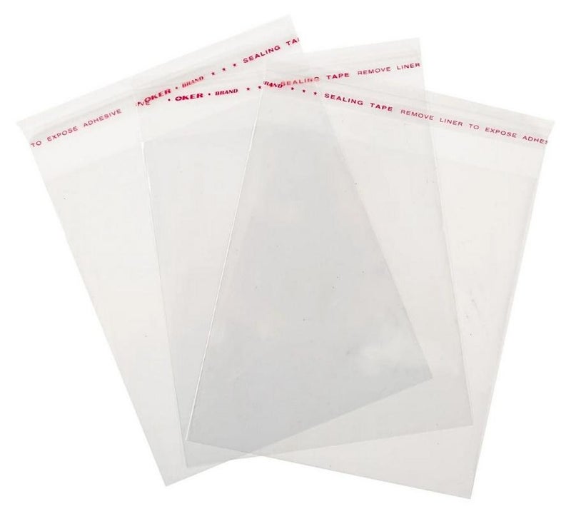 Nice Pack 6 X 9 inches 250 count(approx) Resealable Cellophane Plastic Bag for Photo Frames, Greeting Cards, Food Items and Jewellery - Image 1