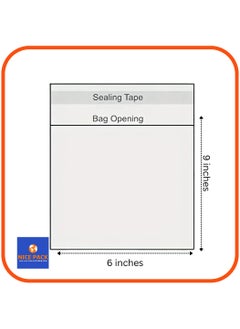 Nice Pack 6 X 9 inches 250 count(approx) Resealable Cellophane Plastic Bag for Photo Frames, Greeting Cards, Food Items and Jewellery  - Image 2