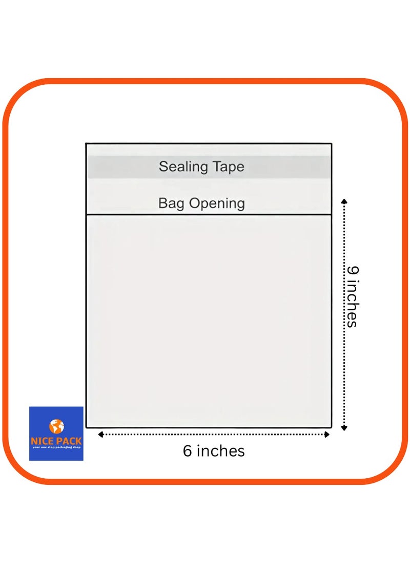 Nice Pack 6 X 9 inches 250 count(approx) Resealable Cellophane Plastic Bag for Photo Frames, Greeting Cards, Food Items and Jewellery  - Image 2