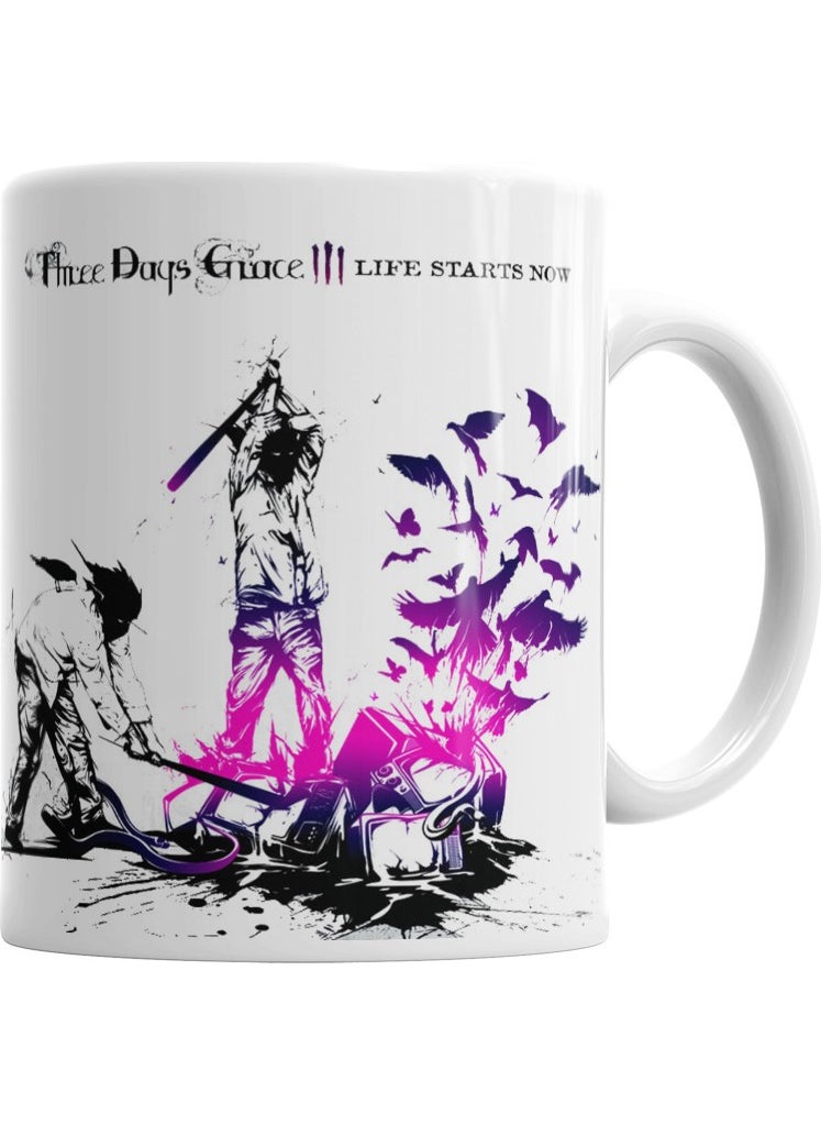 Baskı Dükkanı - Print Shop Three Days Grace Korn Godsmack Deftones Linkin Park Mug - Image 1